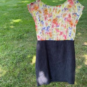 Floral spring dress by DRESSBARN